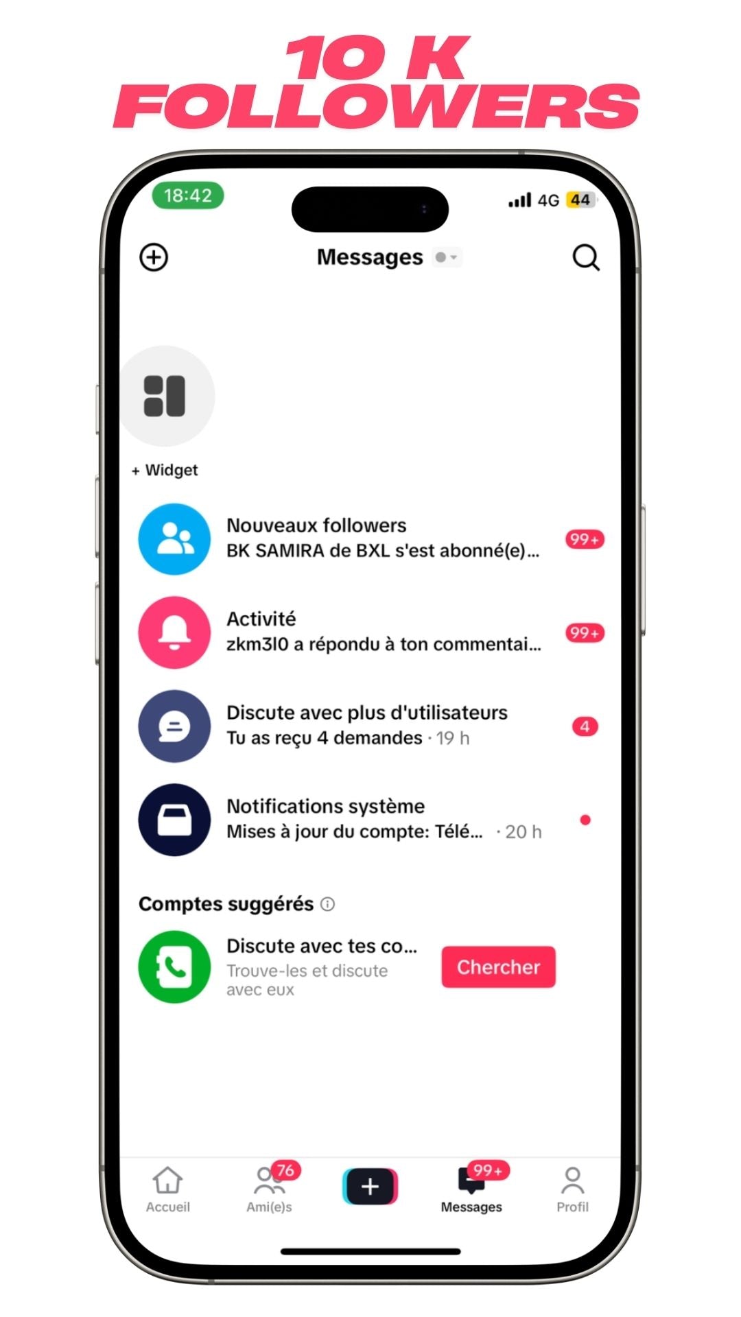 + 10 000 Followers - Débloquez la monétisation TikTok